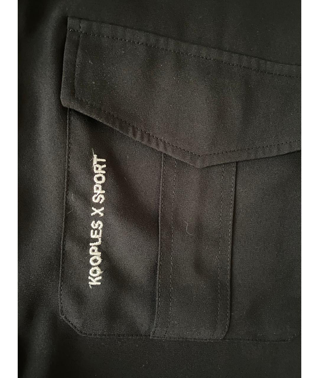 THE KOOPLES Черная полиэстеровая блузы, фото 5