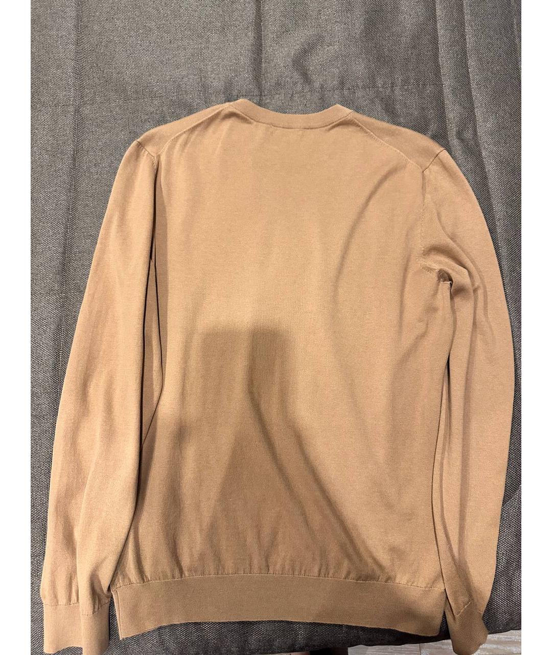 12 STOREEZ Бежевый хлопковый джемпер / свитер, фото 2