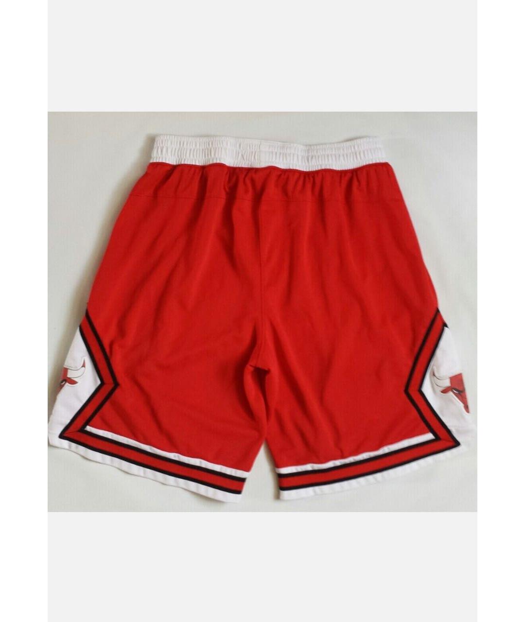 ADIDAS Красные хлопко-эластановые шорты, фото 2