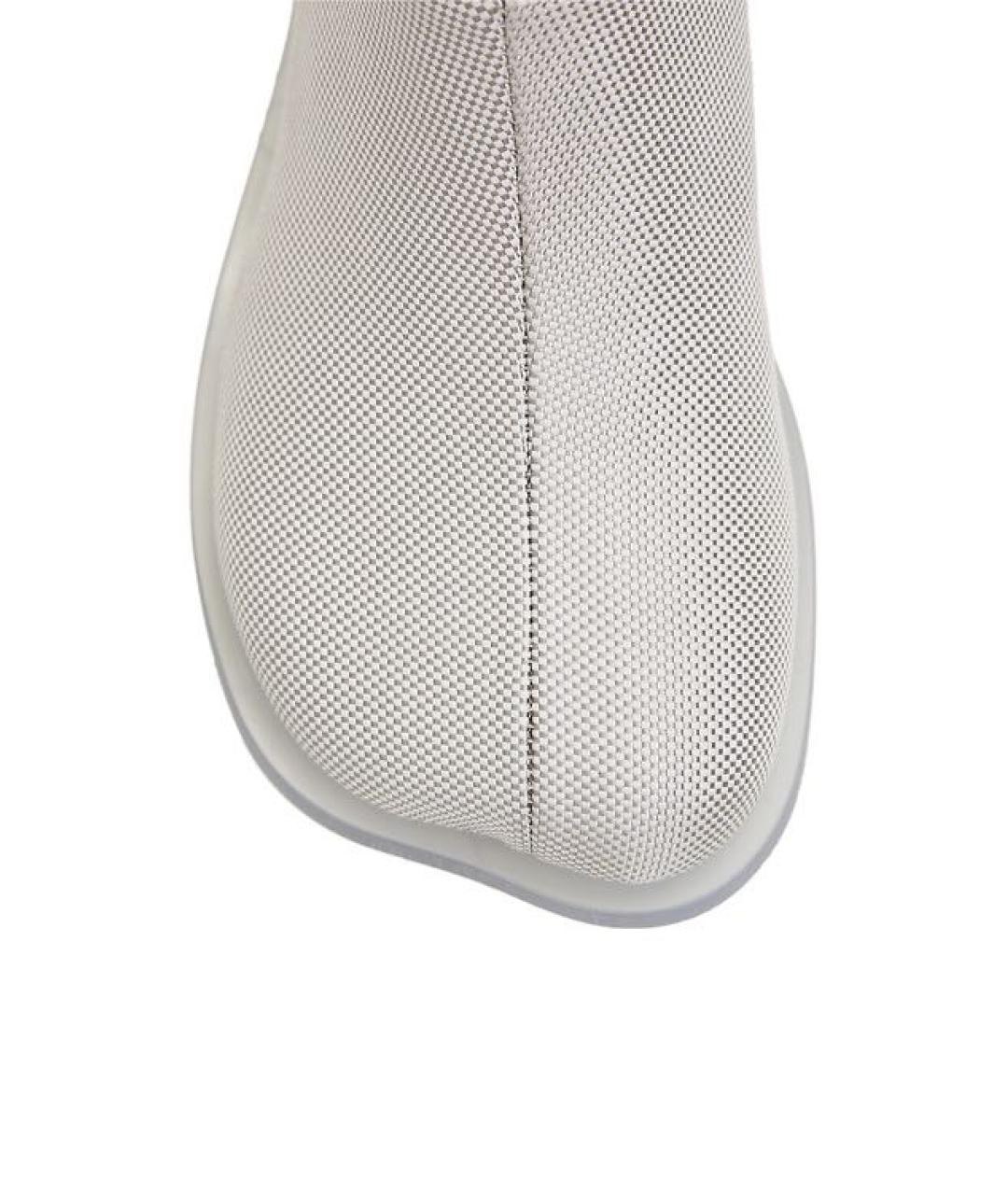 MM6 MAISON MARGIELA Белые текстильные сабо, фото 4