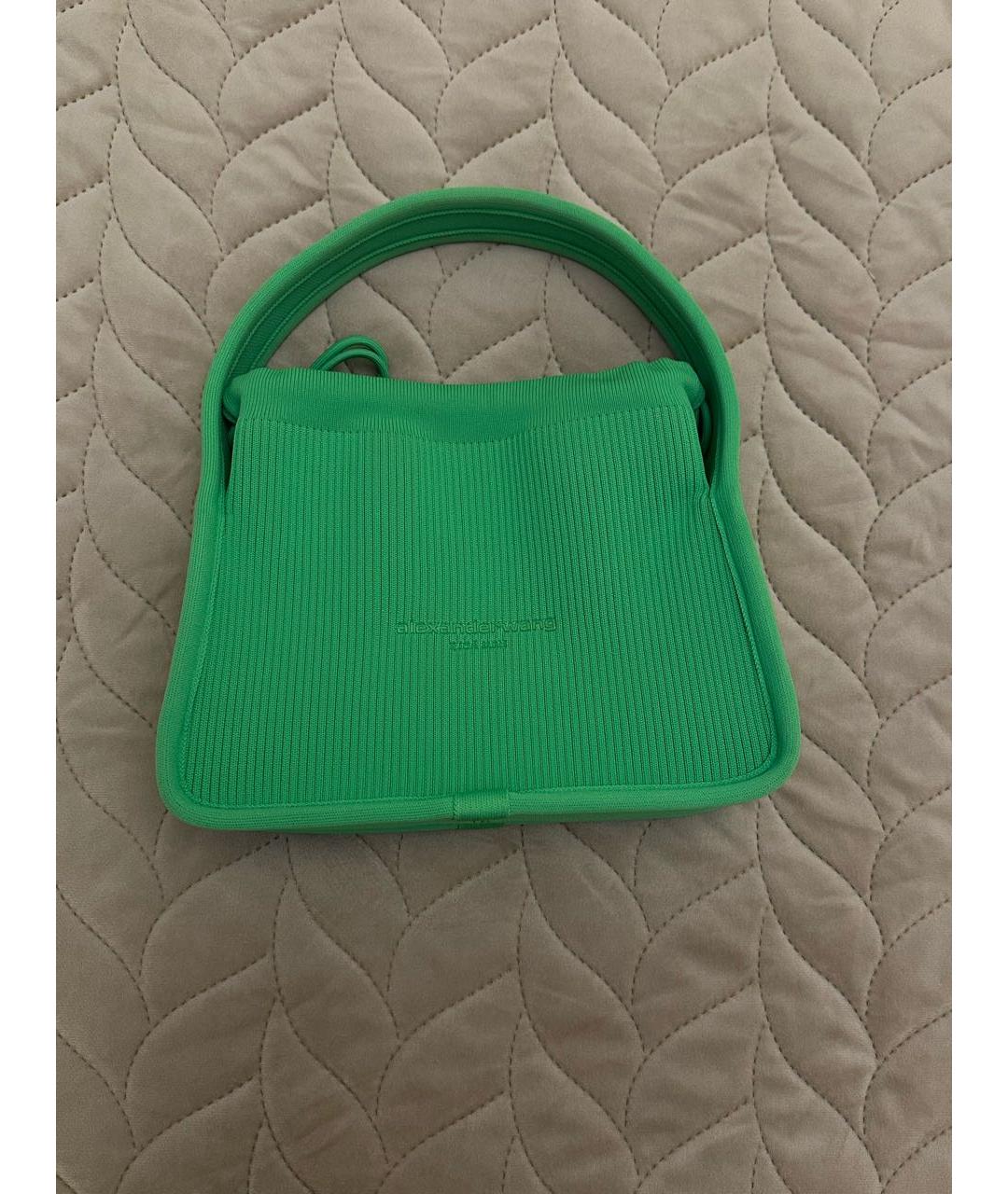 ALEXANDER WANG Зеленая сумка с короткими ручками, фото 3