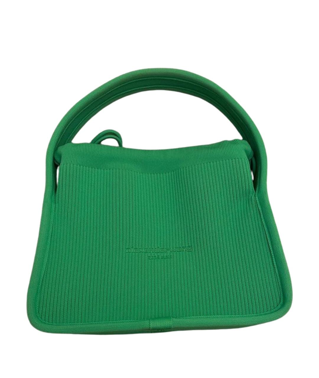 ALEXANDER WANG Зеленая сумка с короткими ручками, фото 1