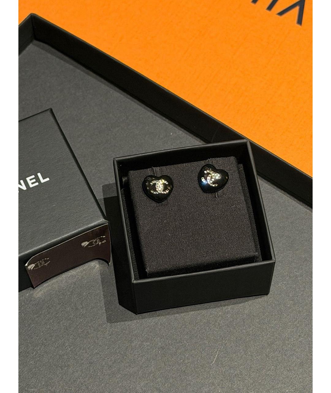 CHANEL Золотые серьги, фото 9