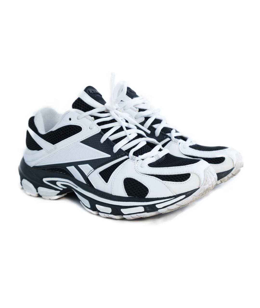 VETEMENTS Белые текстильные кроссовки, фото 2