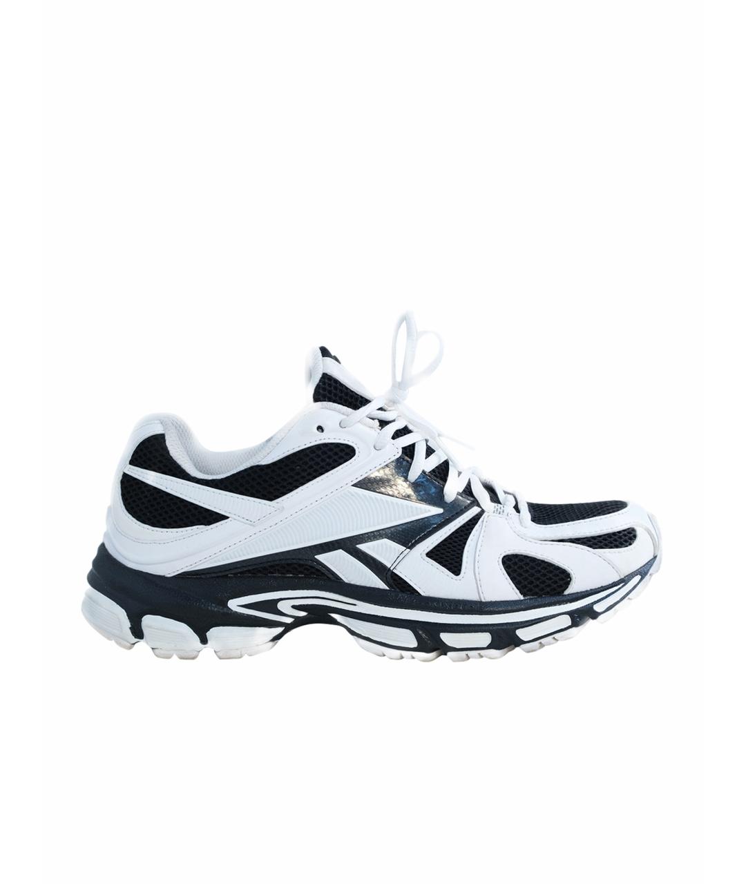 VETEMENTS Белые текстильные кроссовки, фото 1