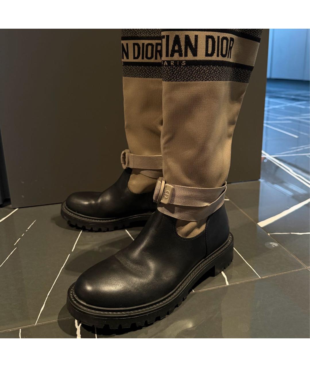 BABY DIOR Бежевые кожаные сапоги, фото 5