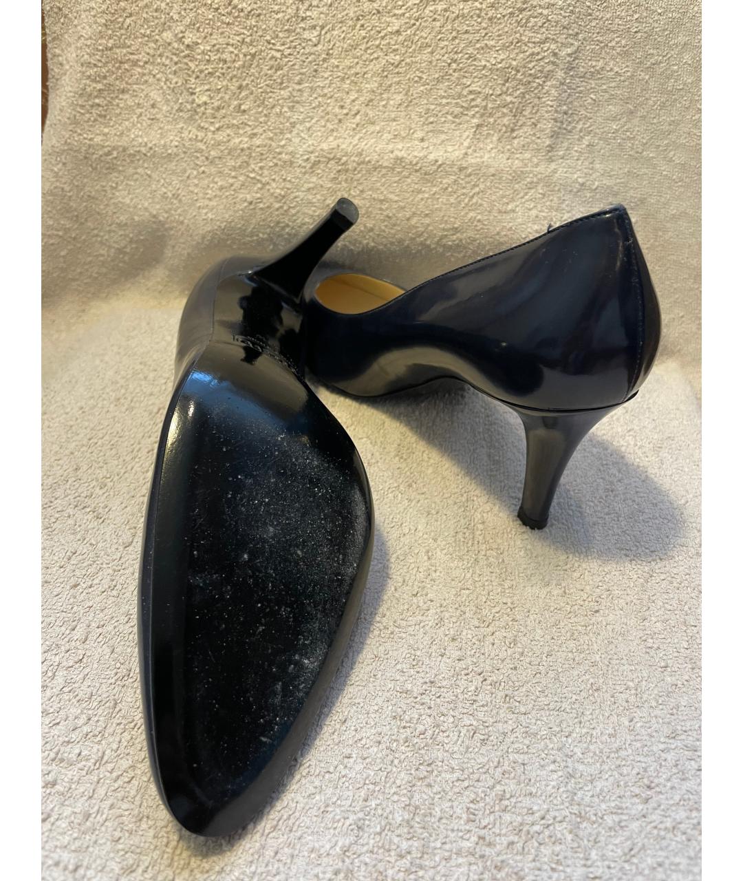 FRATELLI ROSSETTI Темно-синие кожаные туфли, фото 5