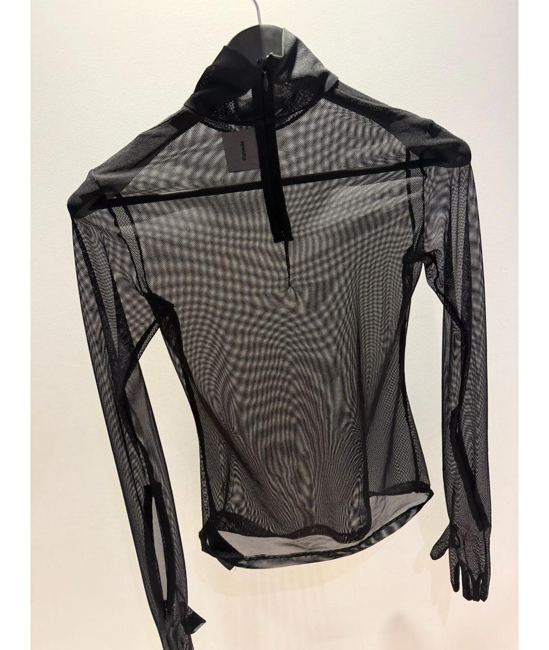 VETEMENTS Черная полиамидовая блузы, фото 2