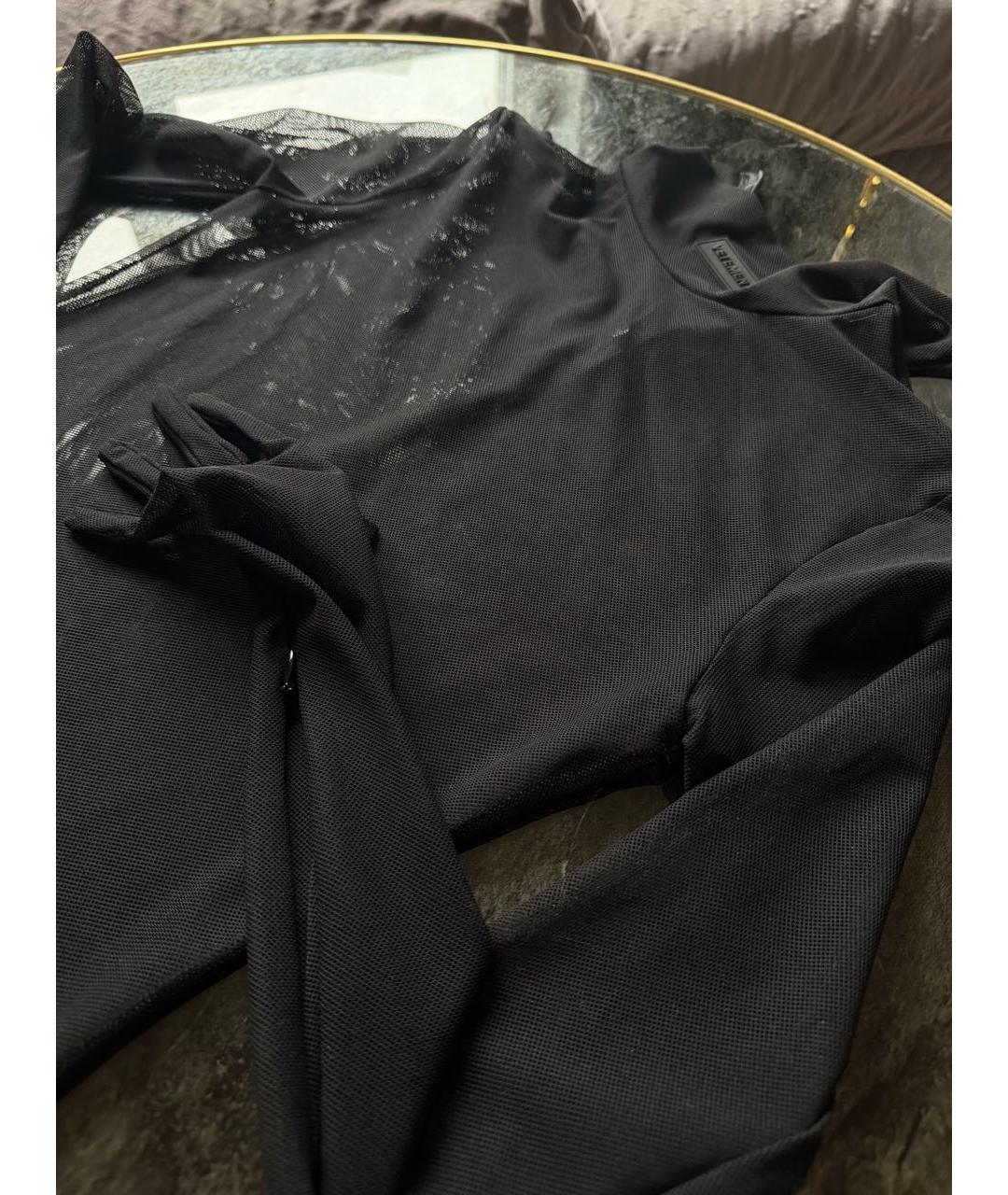 VETEMENTS Черная полиамидовая блузы, фото 4