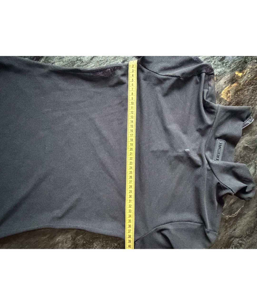 VETEMENTS Черная полиамидовая блузы, фото 7