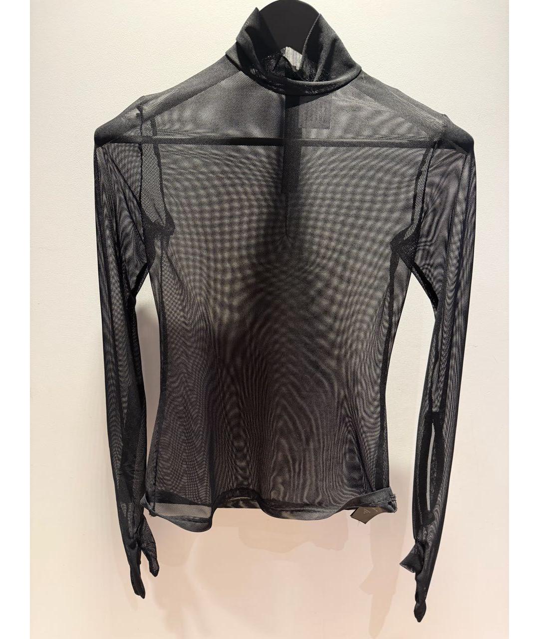 VETEMENTS Черная полиамидовая блузы, фото 8