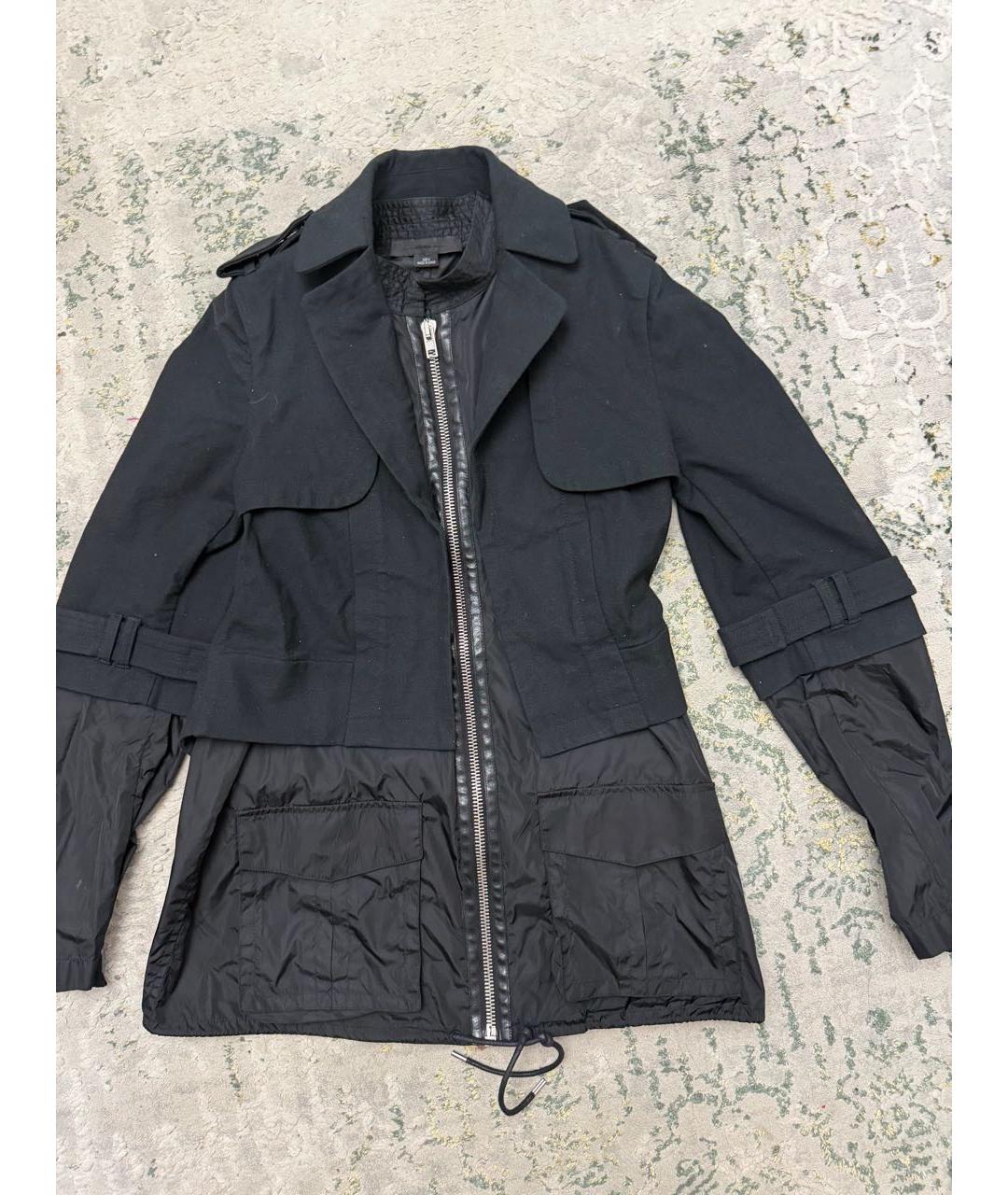 ALEXANDER WANG Черная хлопко-эластановая куртка, фото 7