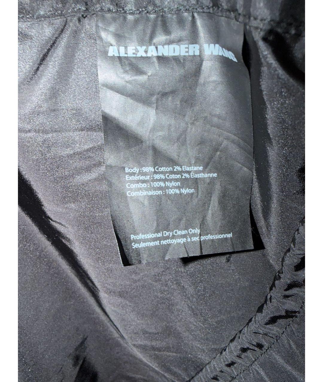 ALEXANDER WANG Черная хлопко-эластановая куртка, фото 5