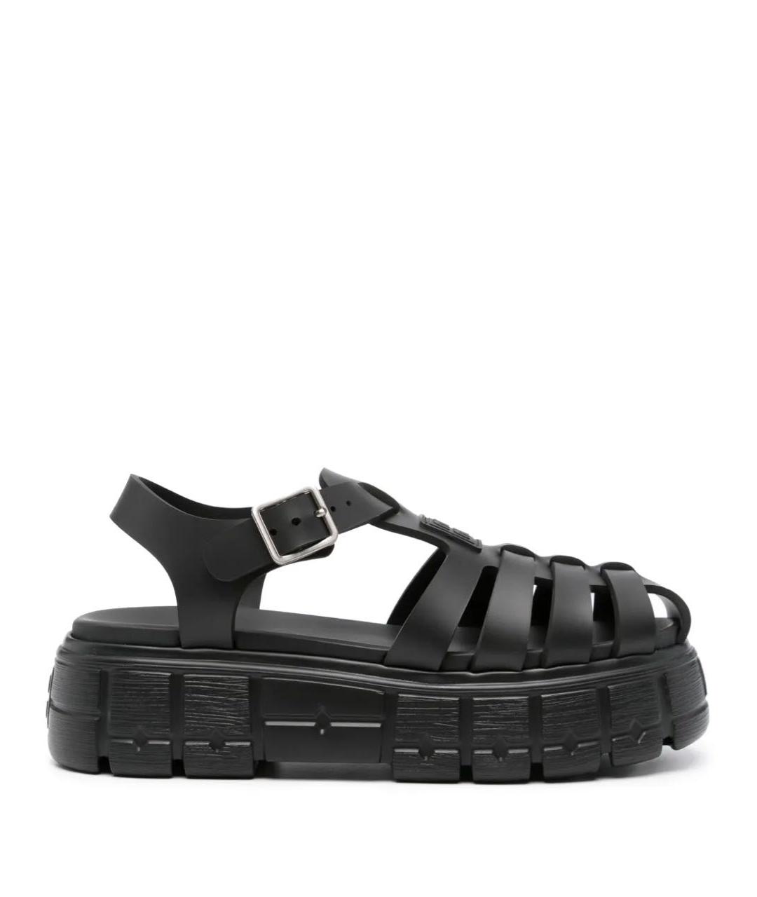 MIU MIU Черные сандалии, фото 7