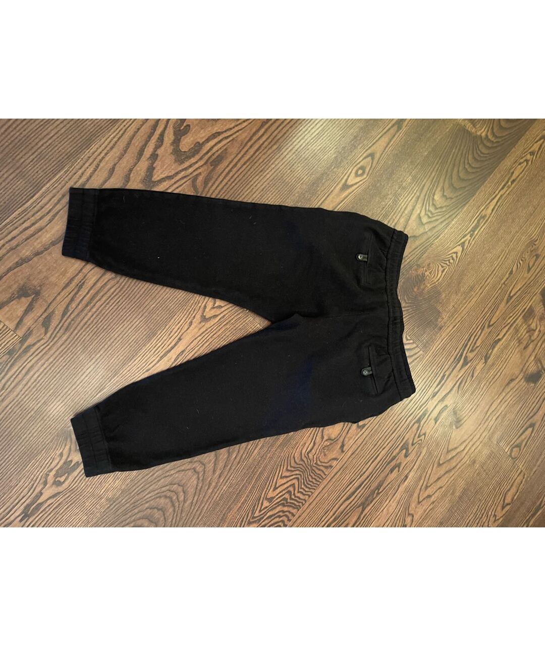 DOLCE&GABBANA Черные шерстяные повседневные брюки, фото 4