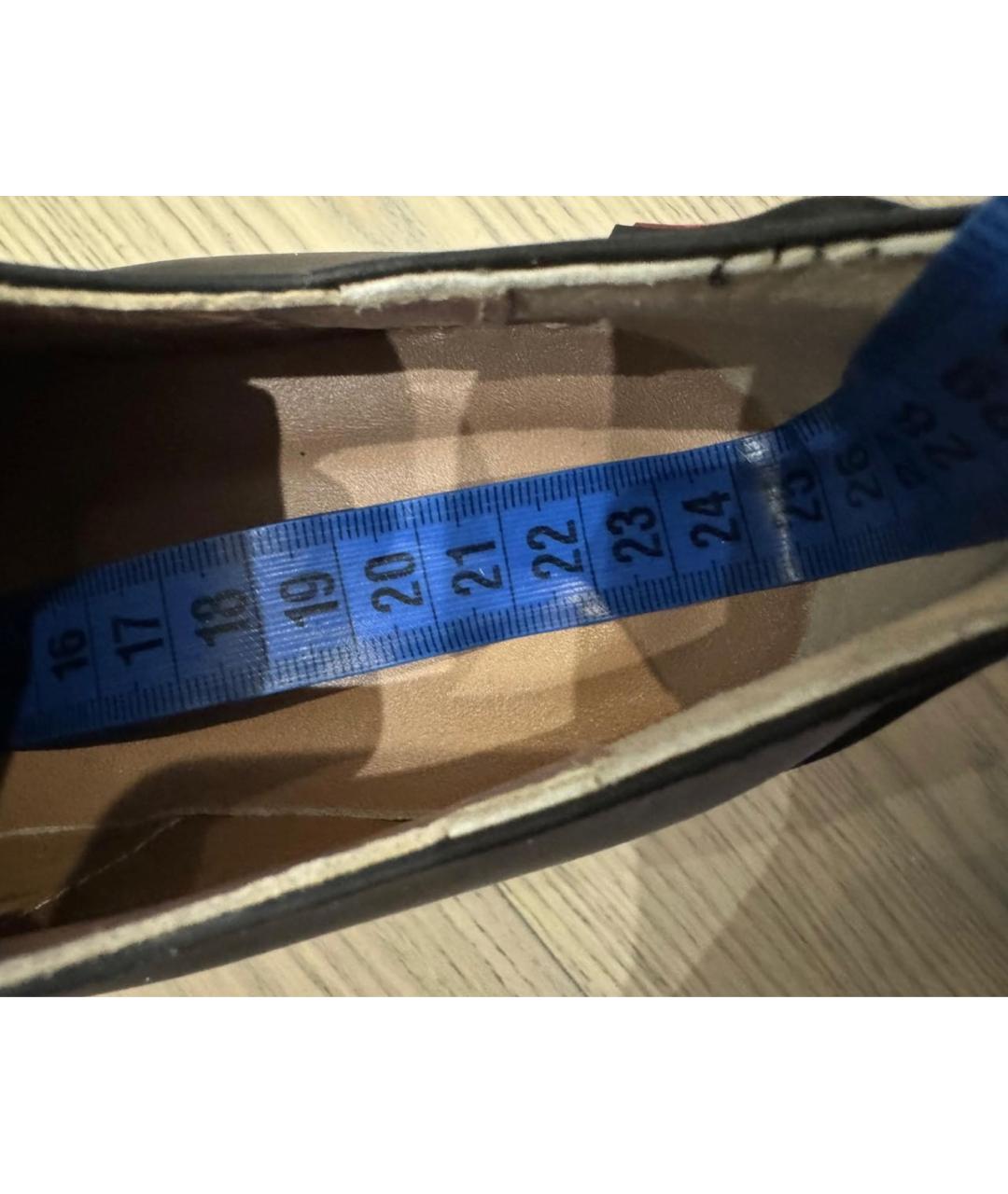 POLLINI Черные кожаные ботинки, фото 5