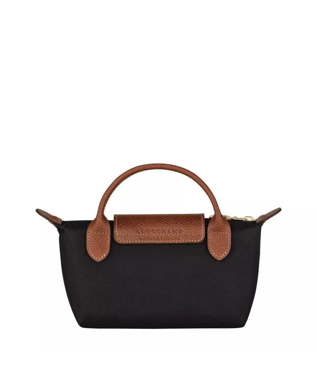 LONGCHAMP Черная сумка с короткими ручками, фото 2