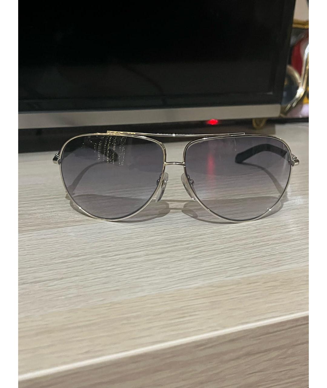 CHROME HEARTS Черные пластиковые солнцезащитные очки, фото 9