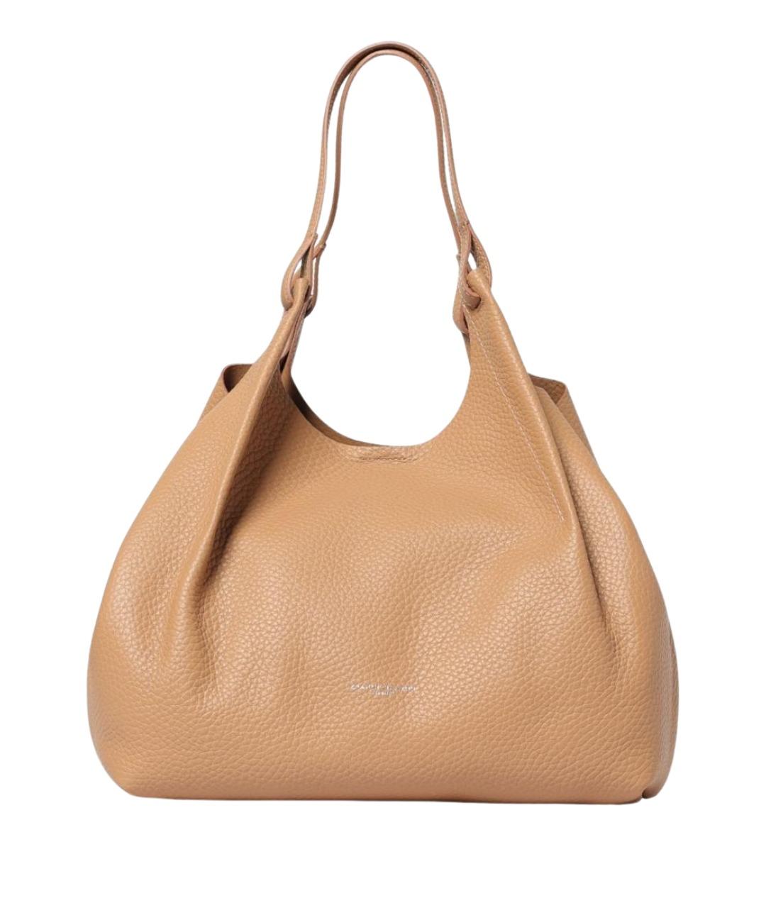Gianni Chiarini Коричневая кожаная сумка тоут, фото 1