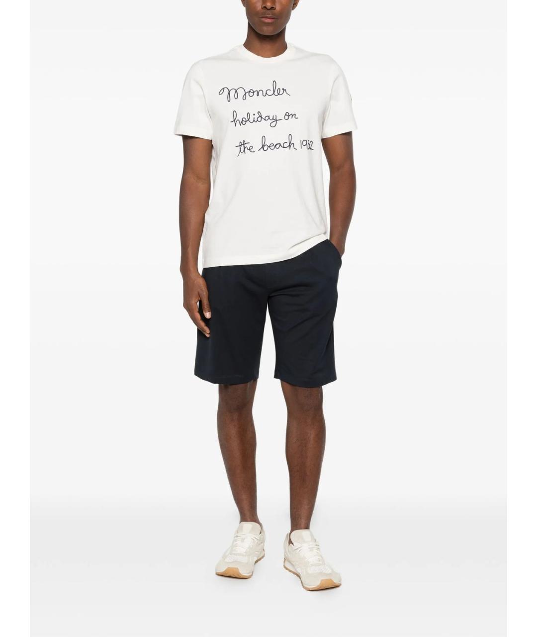 MONCLER Хлопковая футболка, фото 5