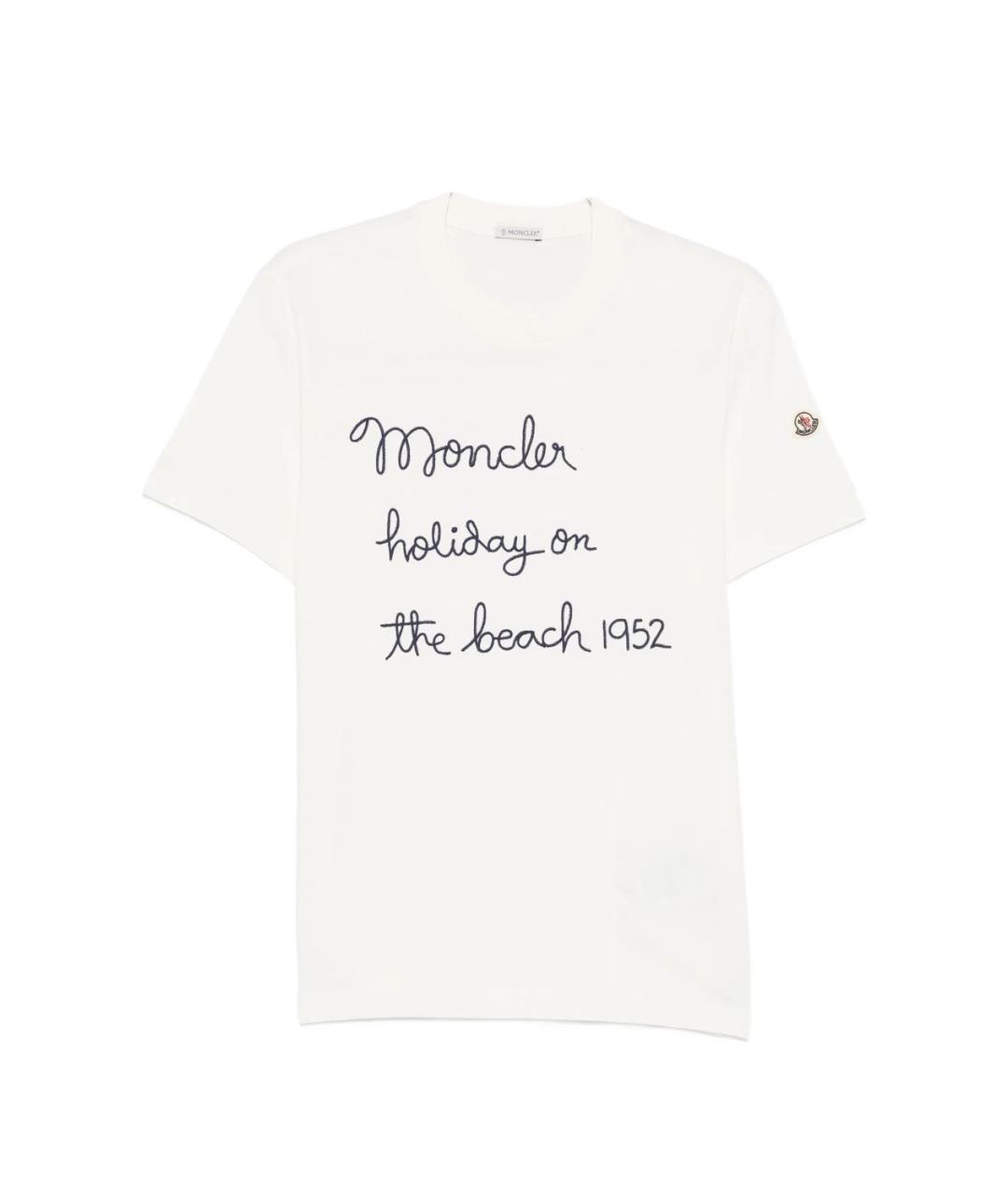 MONCLER Хлопковая футболка, фото 1