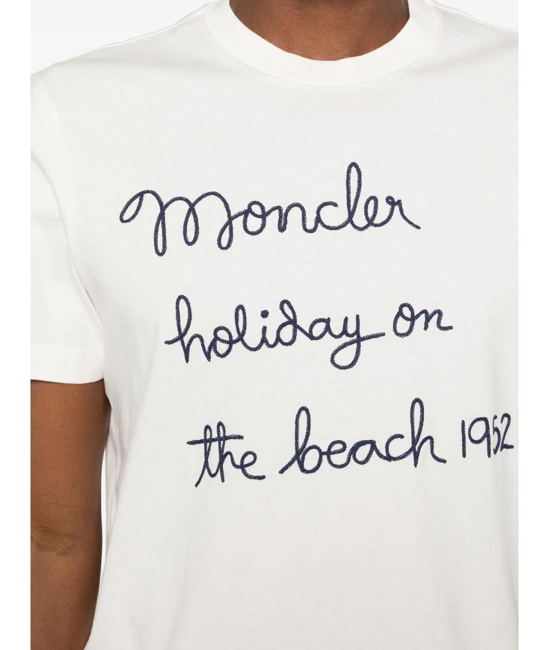 MONCLER Хлопковая футболка, фото 2