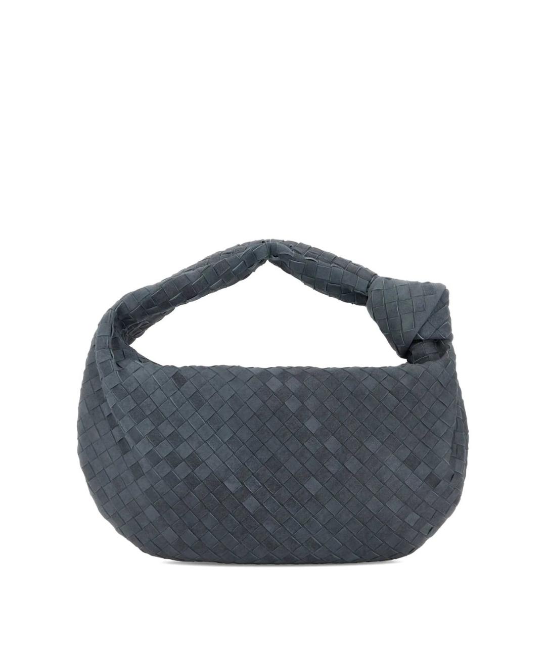 BOTTEGA VENETA Синяя замшевая сумка через плечо, фото 2