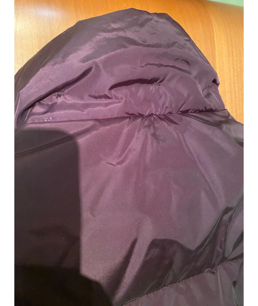 MONCLER Бордовый пуховик, фото 6
