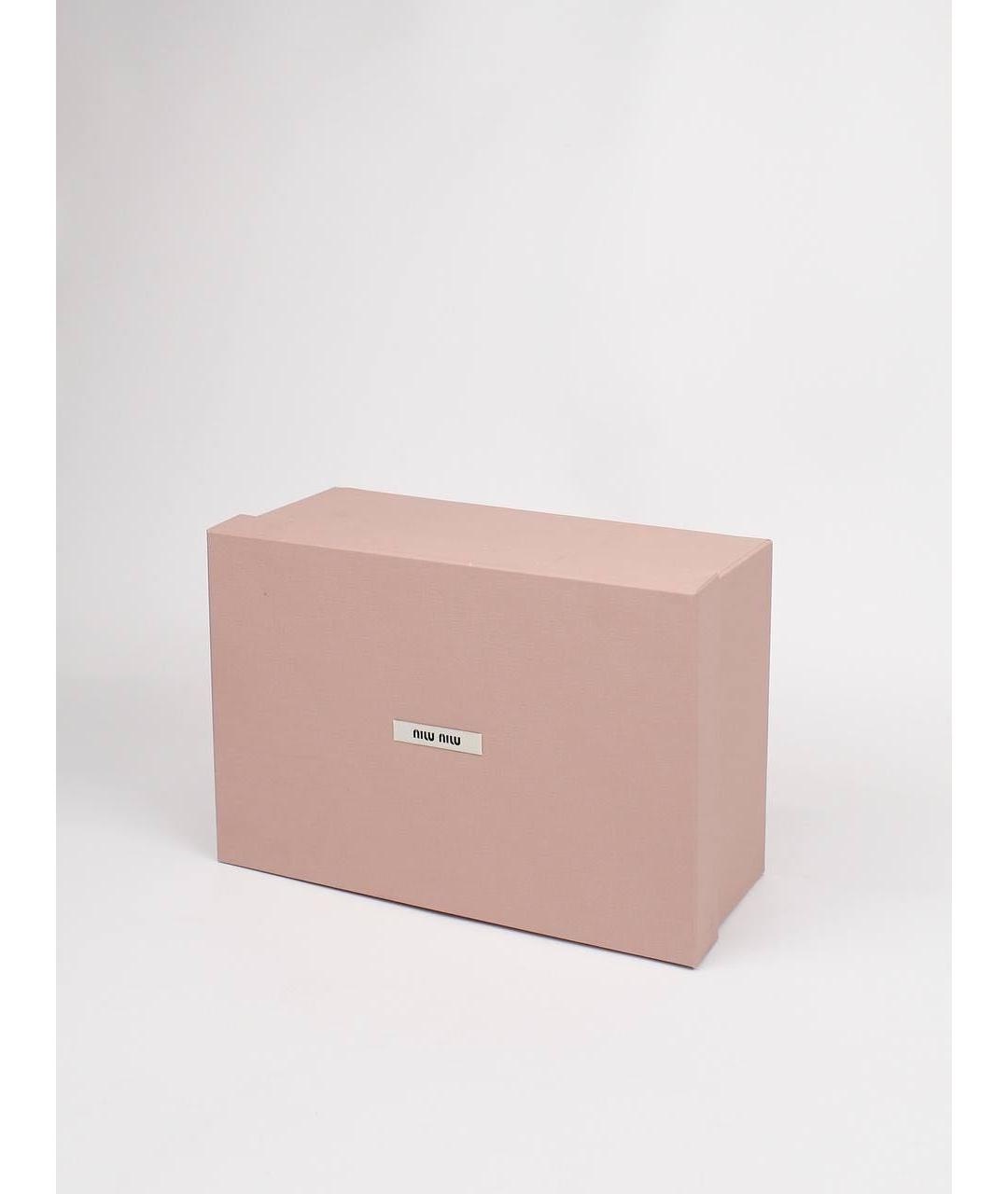 MIU MIU Белые кожаные сандалии, фото 7