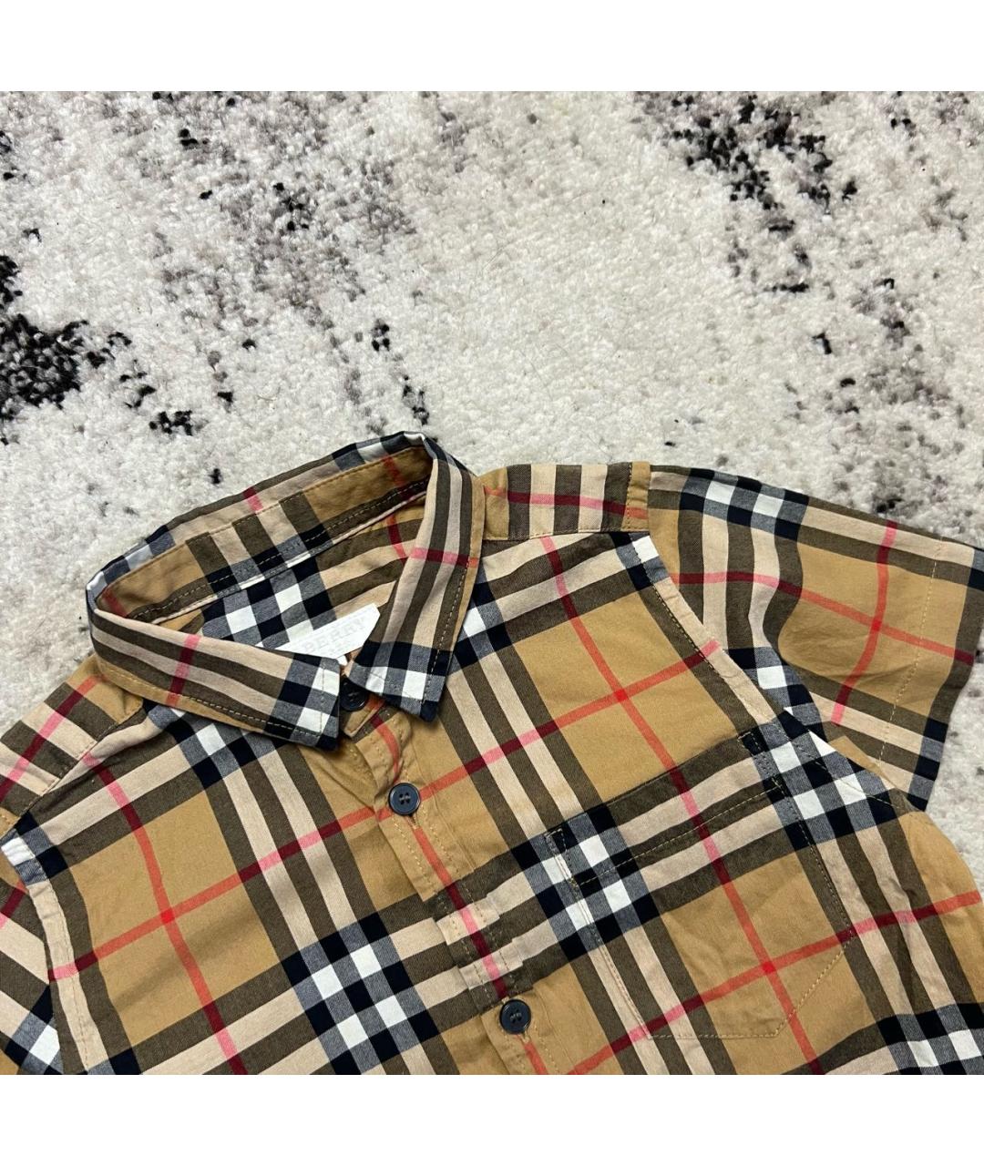 BURBERRY Хлопковая детская рубашка, фото 2