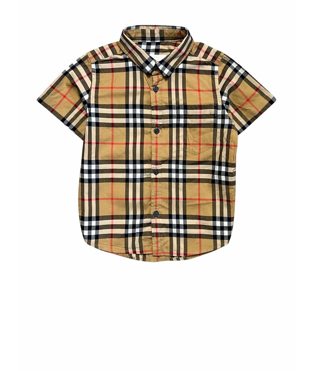 BURBERRY Хлопковая детская рубашка, фото 1