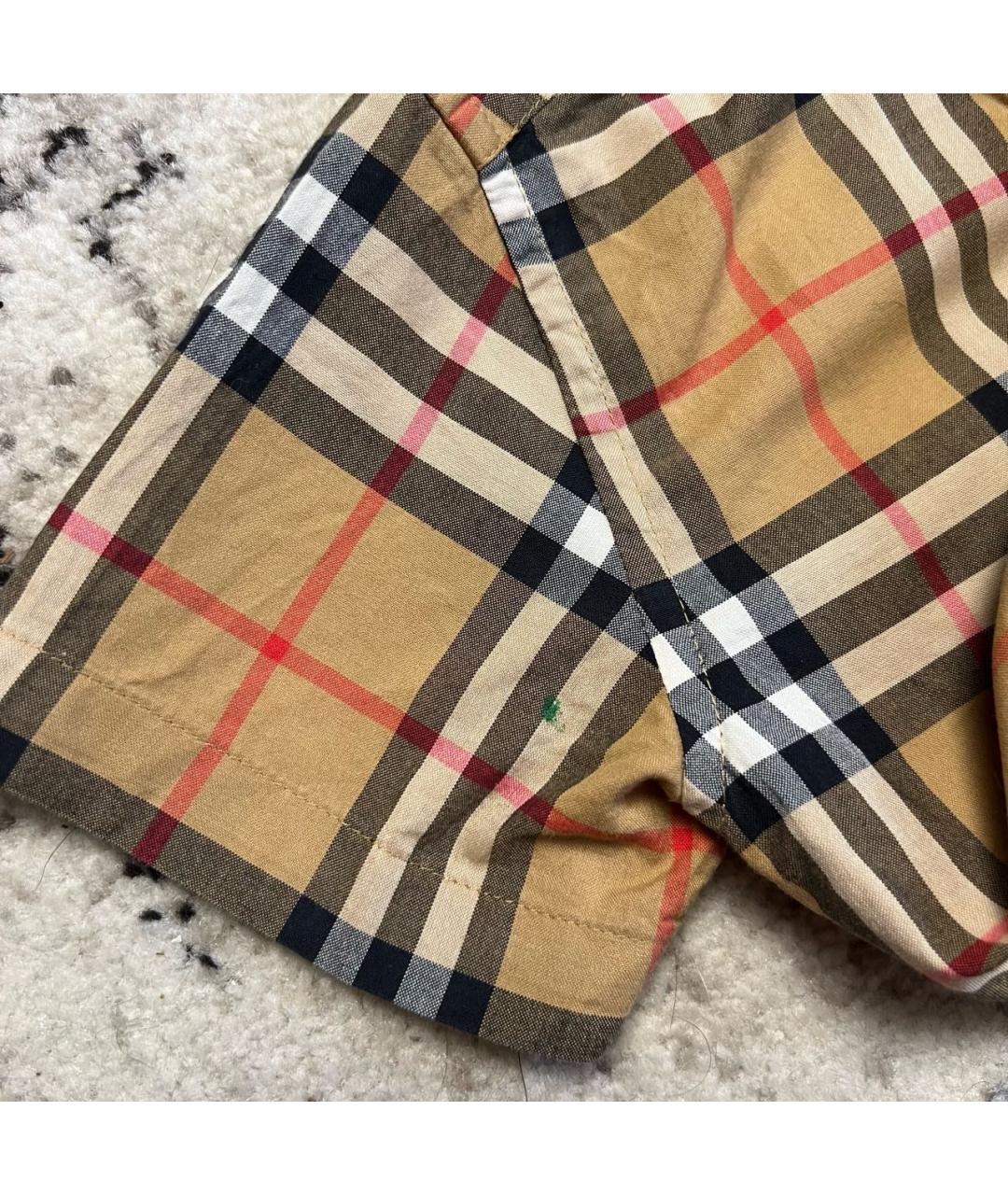 BURBERRY Хлопковая детская рубашка, фото 5