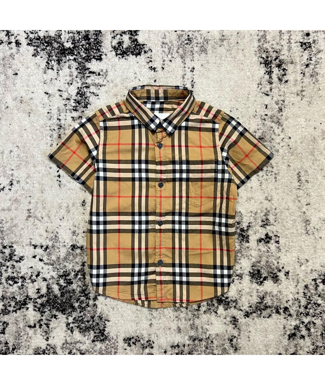 BURBERRY Хлопковая детская рубашка, фото 6