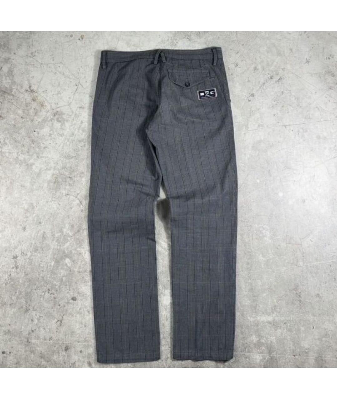 DOLCE&GABBANA Серые классические брюки, фото 2