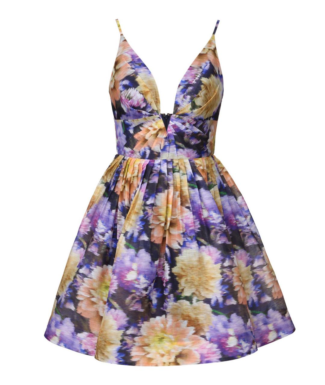 ZIMMERMANN Синее льняное повседневное платье, фото 1