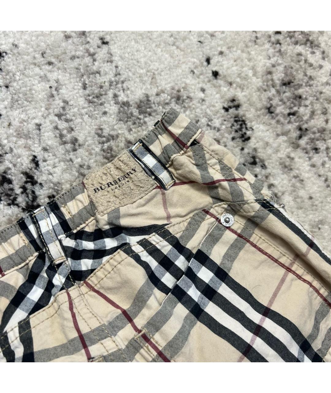 BURBERRY Хлопковые брюки и шорты, фото 7