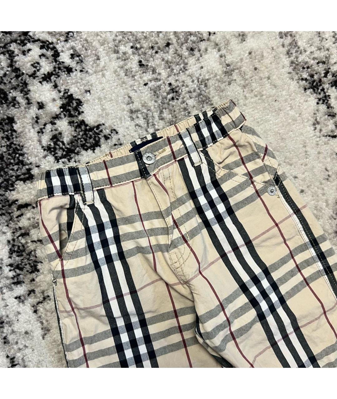 BURBERRY Хлопковые брюки и шорты, фото 2