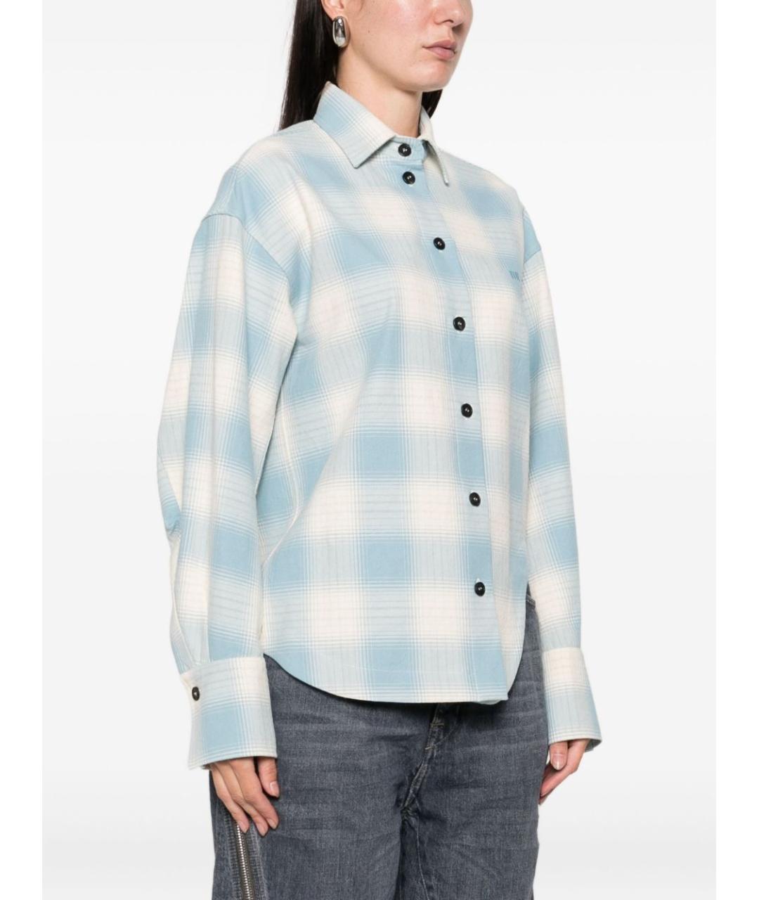 THE ATTICO Белая хлопковая рубашка, фото 2