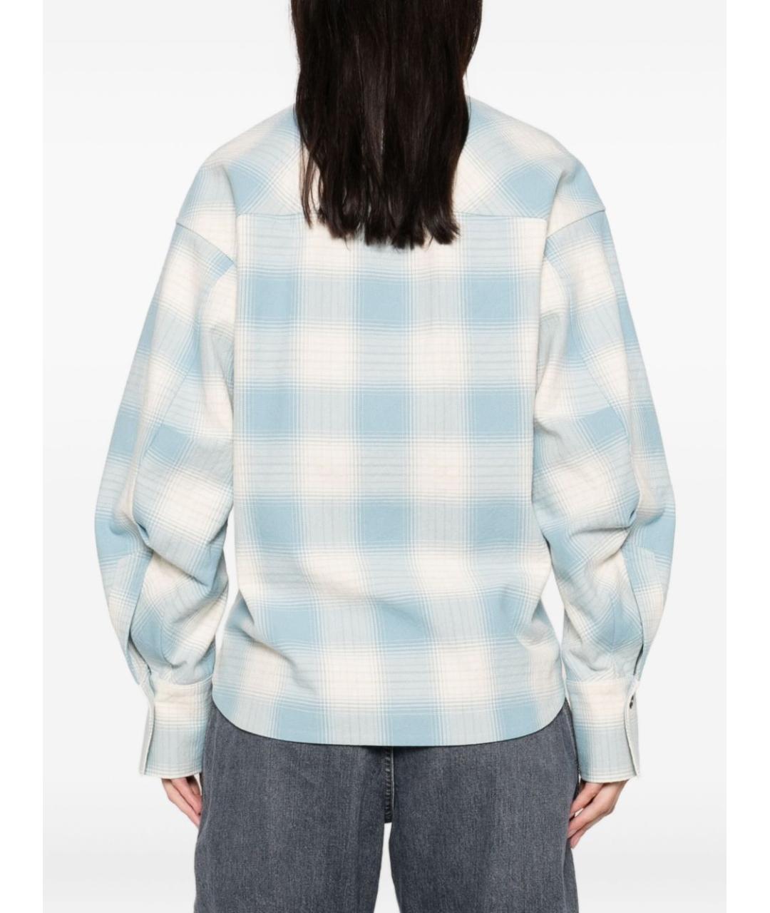 THE ATTICO Белая хлопковая рубашка, фото 4