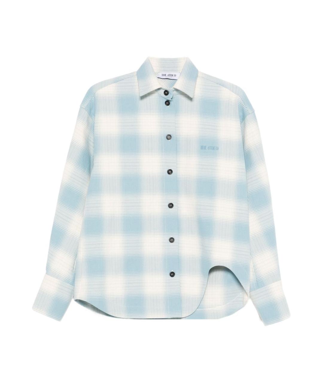 THE ATTICO Белая хлопковая рубашка, фото 1