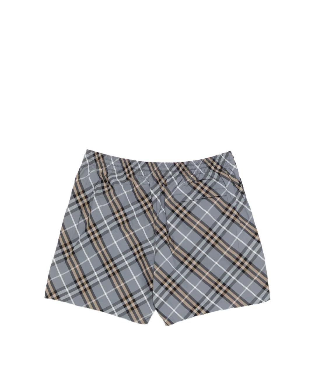 BURBERRY Синие полиамидовые плавки, фото 2