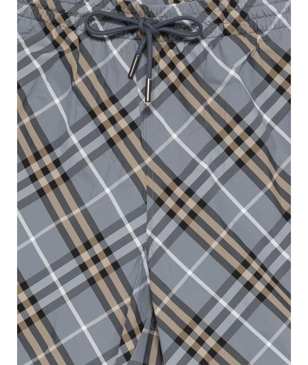 BURBERRY Синие полиамидовые плавки, фото 3