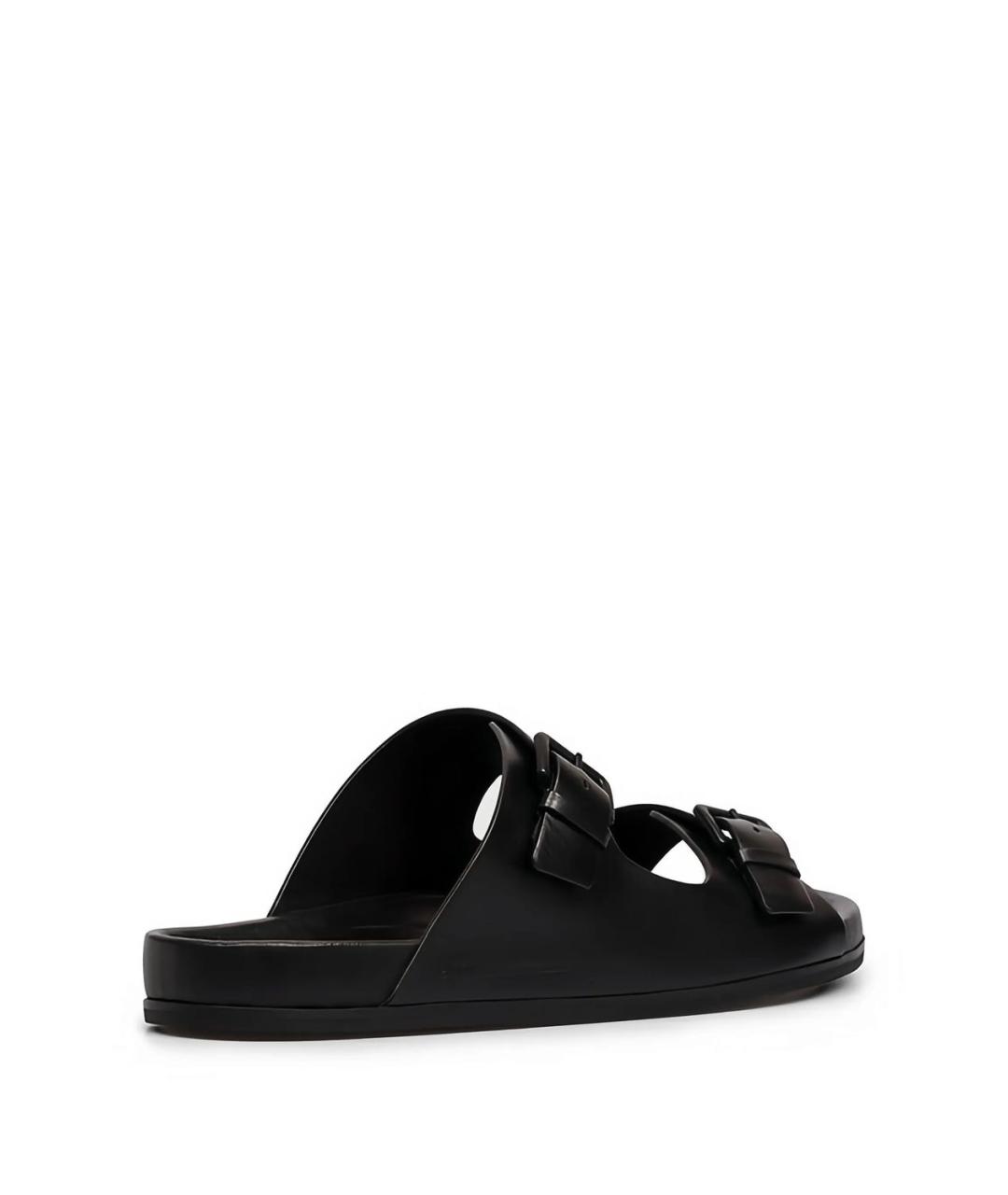 Ami Paris Черные кожаные сандалии, фото 4