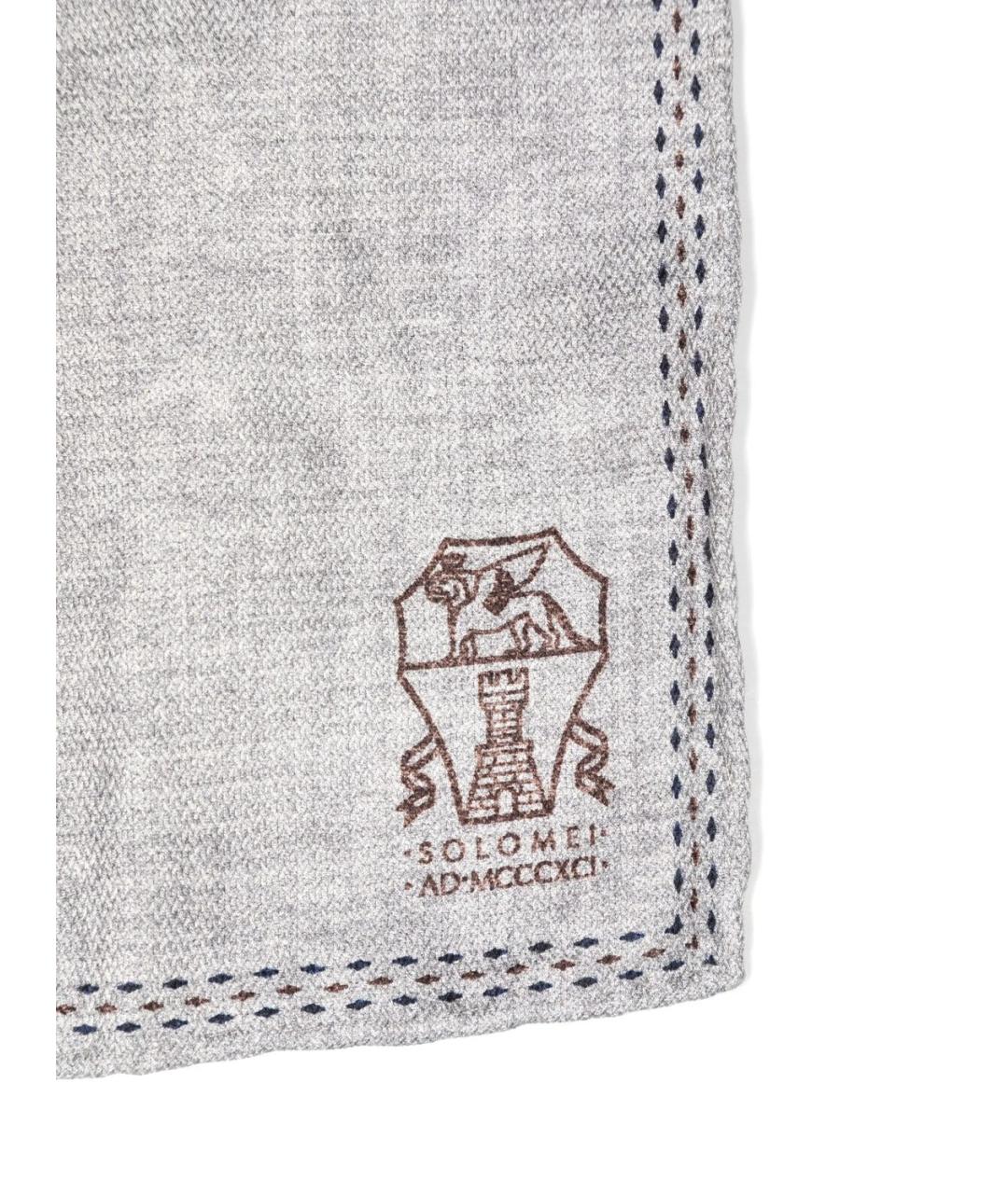 BRUNELLO CUCINELLI Кашемировый шарф, фото 2