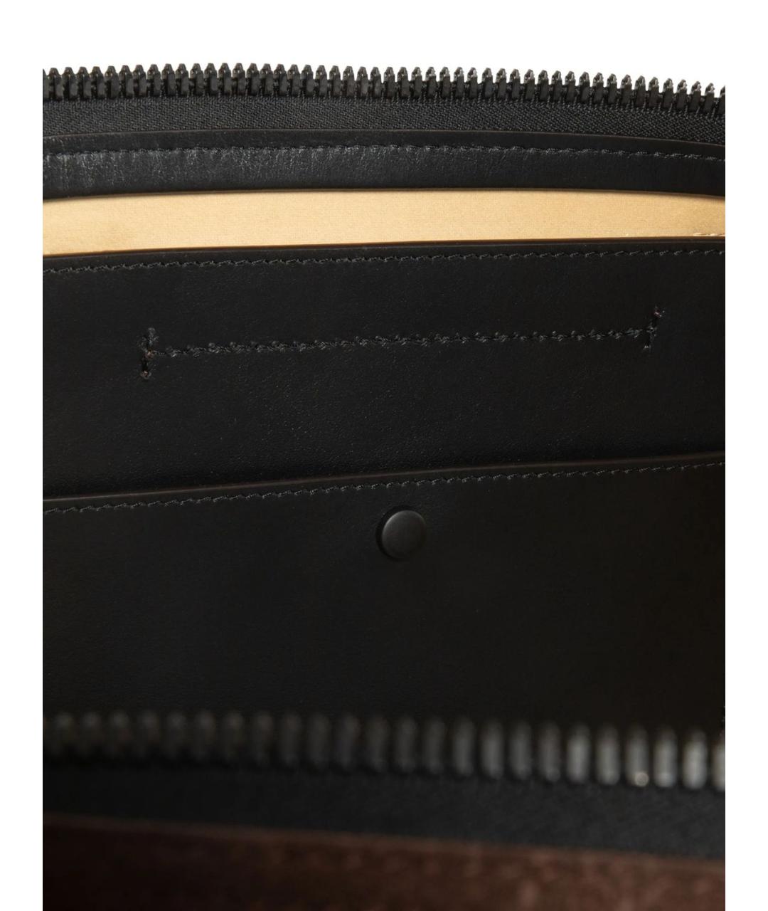 MONCLER Коричневая замшевая сумка тоут, фото 3