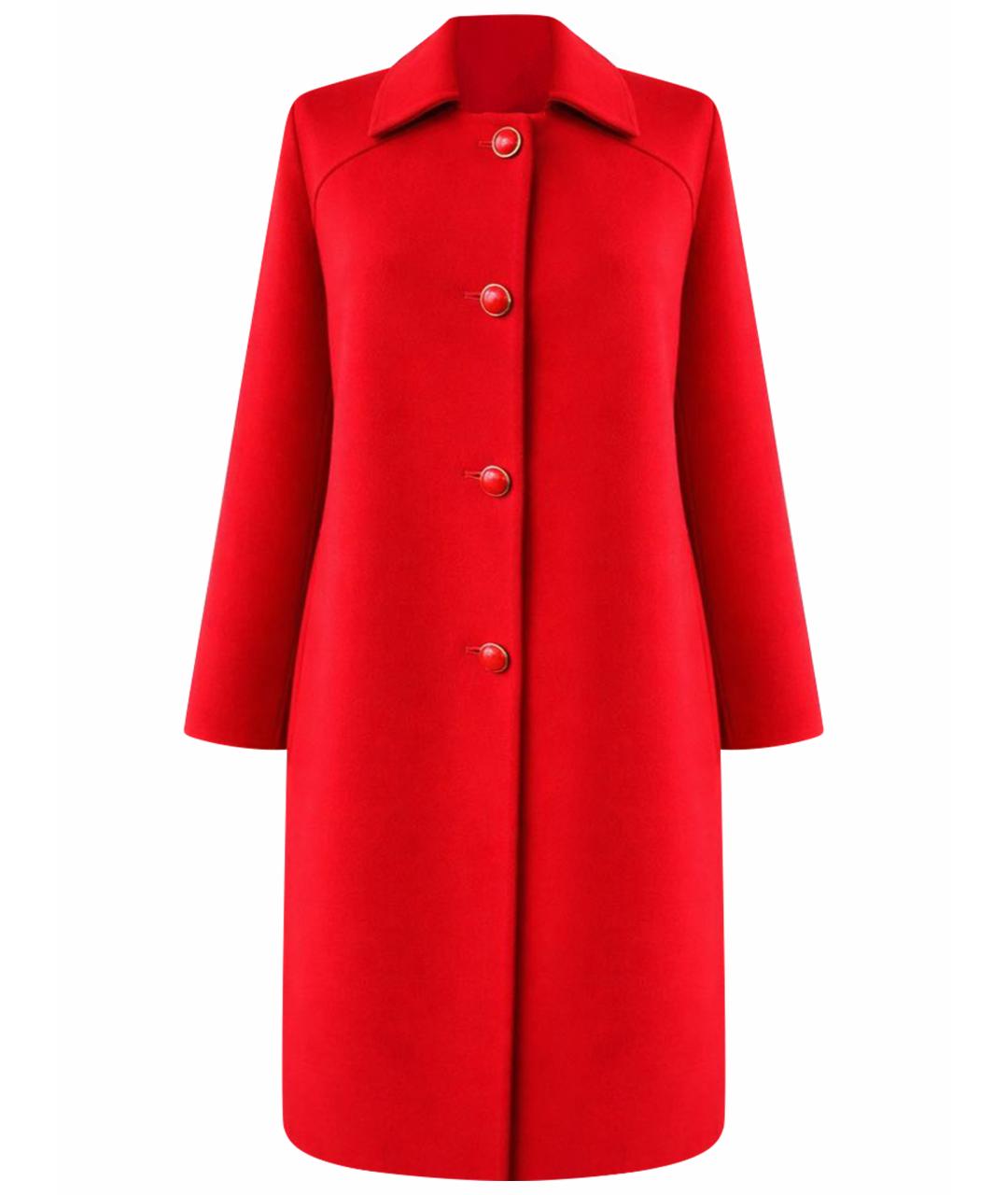 ERMANNO SCERVINO Красный вискозный тренч/плащ, фото 1