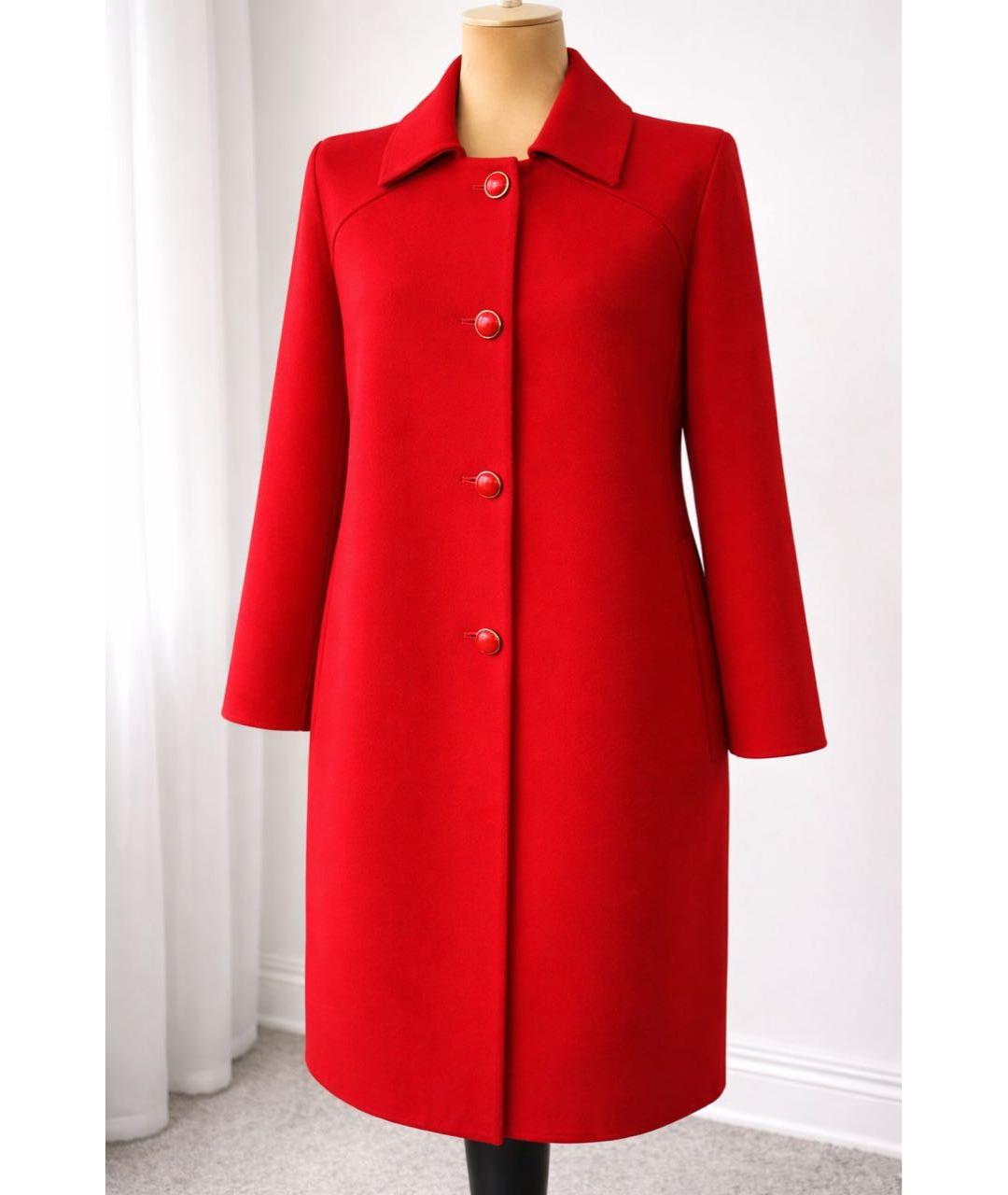 ERMANNO SCERVINO Красный вискозный тренч/плащ, фото 6