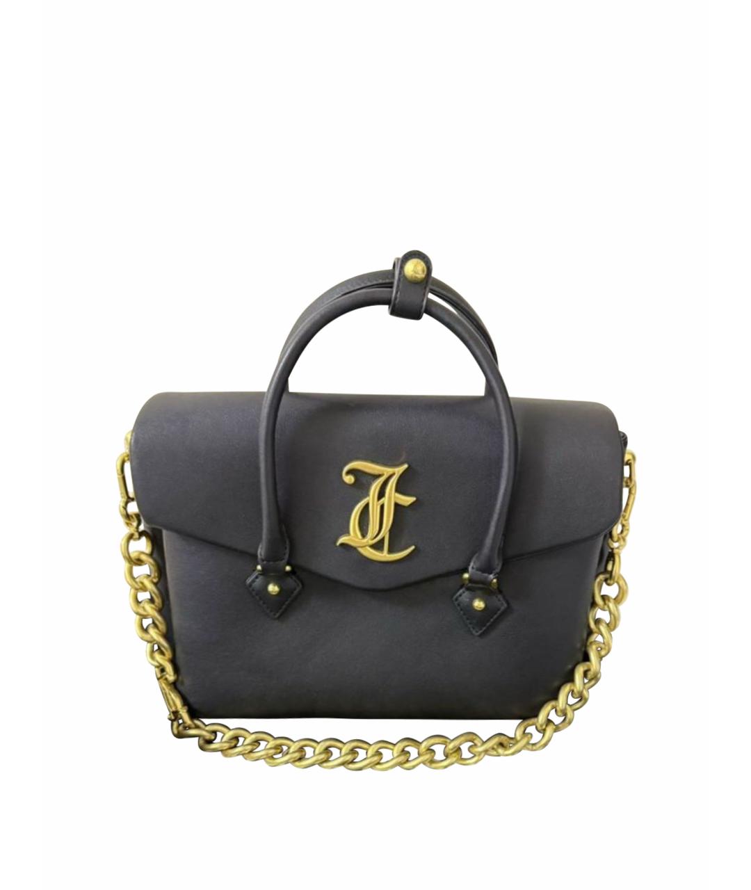 JUICY COUTURE Черная сумка тоут из искусственной кожи, фото 1