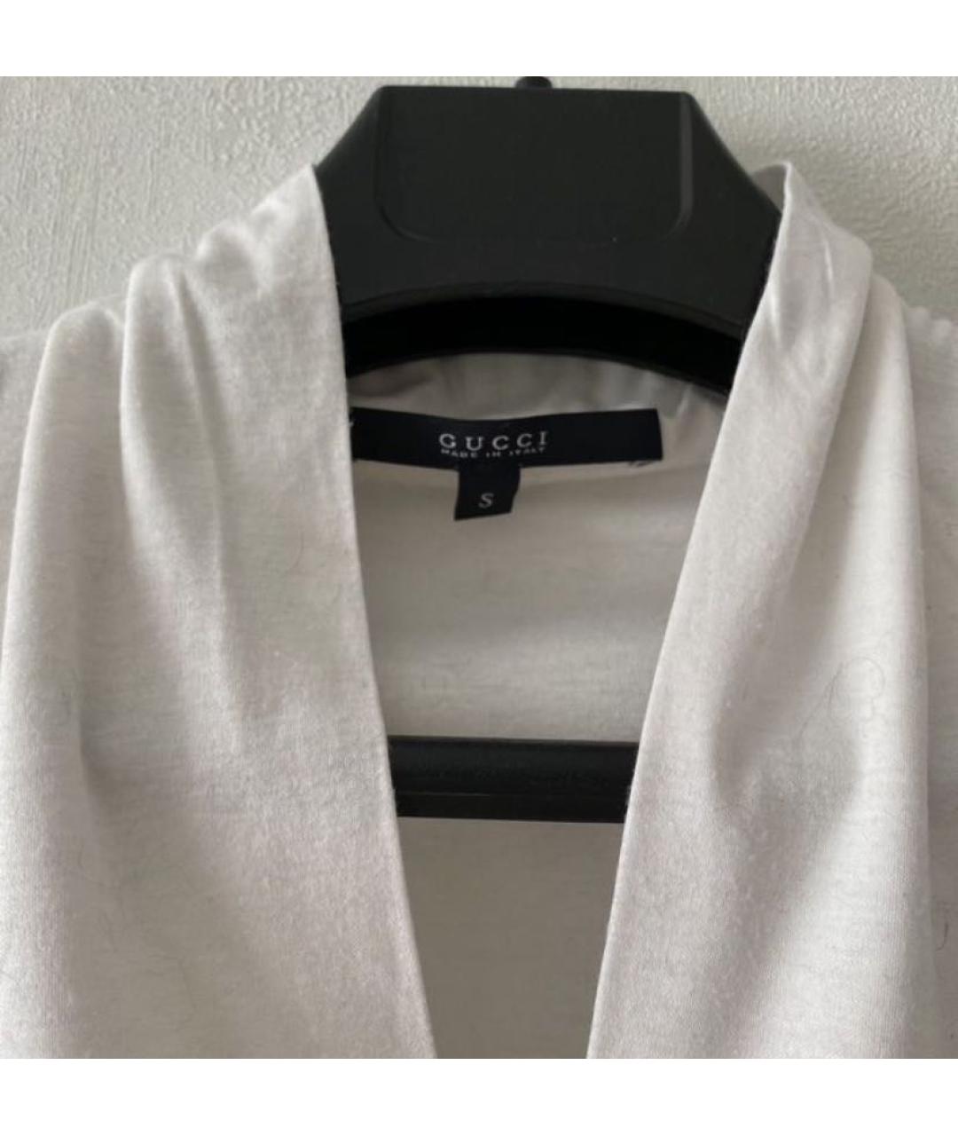 GUCCI Белая футболка, фото 5