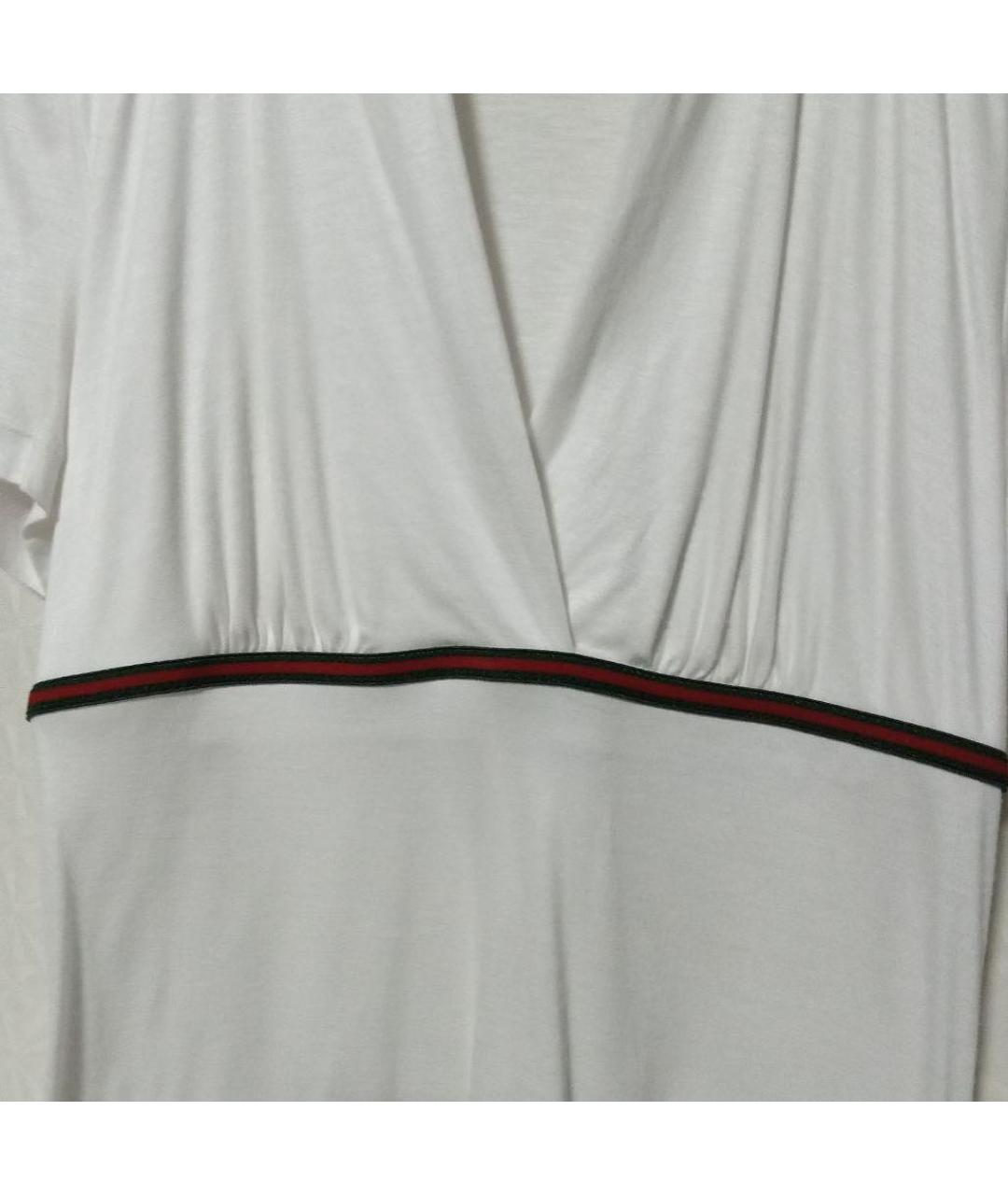 GUCCI Белая футболка, фото 3